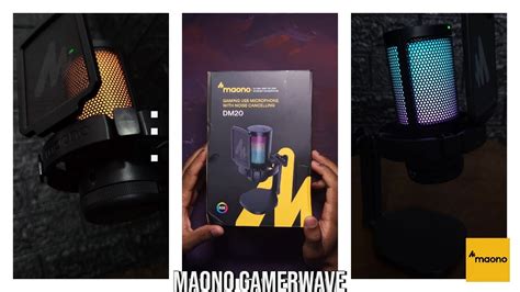 Unboxing E Testes Microfone Maono Gamerwave Rgb Youtube