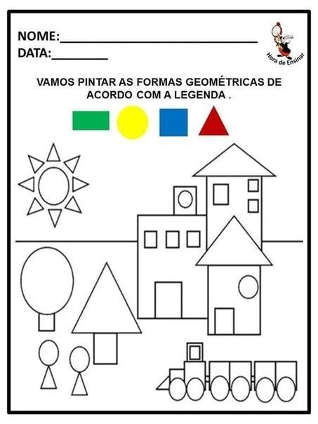 Atividade pronta formas geométricas Artofit