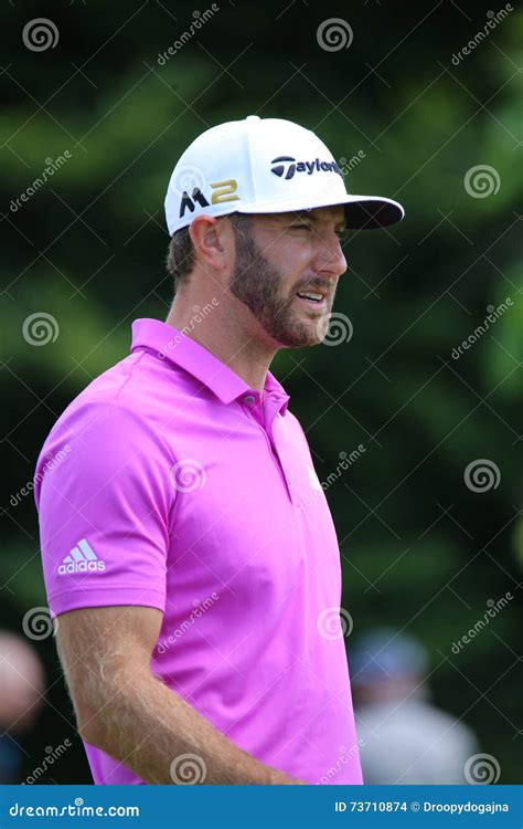 Golfista Dustin Johnson De Los Eeuu Imagen De Archivo Editorial