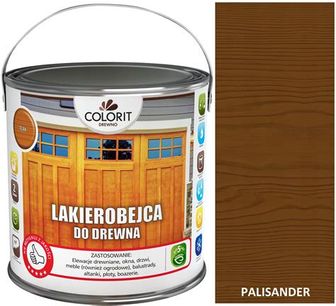 Colorit Lakierobejca Do Drewna L Palisander Z Bejce