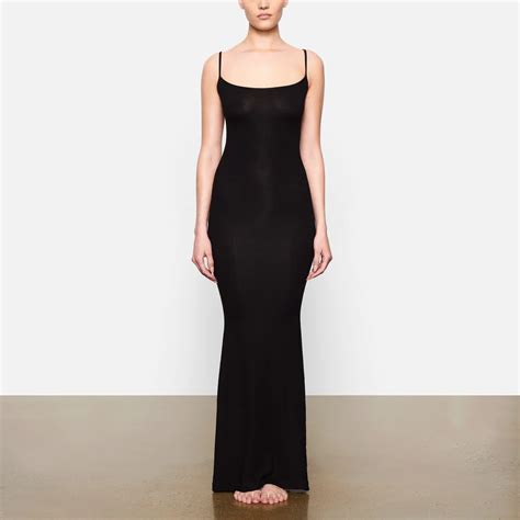 Skims Soft Lounge Long Slip Dress