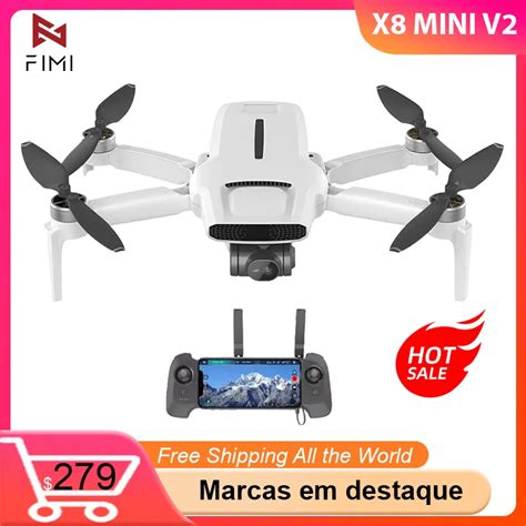 FIMI Dron X8 mini V2 con GPS con Control remoto cuadricóptero cámara