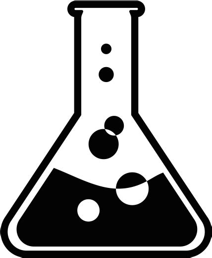 Chemical Reactions Black And White Clipart Full Size Clipart