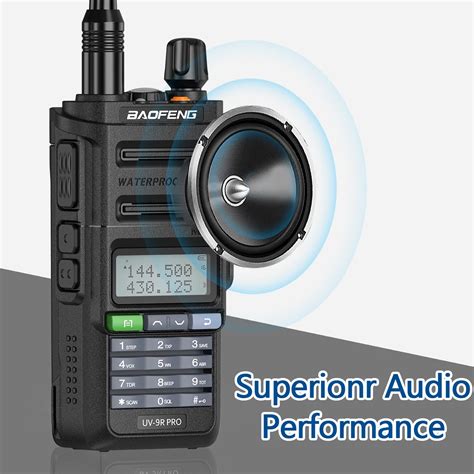 Baofeng Uv R Pro Walkie Talkie Ip Waterproof Dual Band Portable Two