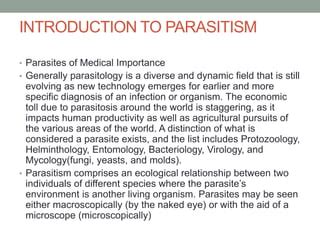 Introduction B To Parasitism Pptx