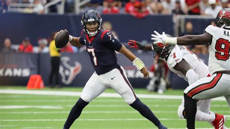 Stroud Sets Nfl Single Game Rookie Passing Record Texans Beat Bucs 39