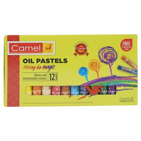 Camlin Kokuyo Oil Pastel 12 Shades Online Stationery Trivandrum