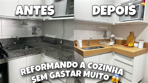 DIY DECORANDO MINHA COZINHA MINIMALISTA GASTANDO POUCO YouTube