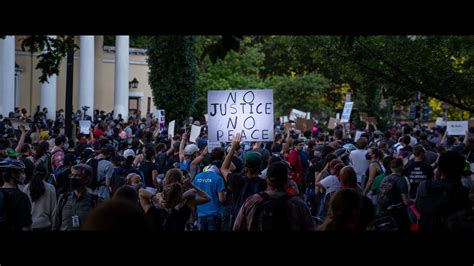 Fifth Day Of Protests In Lafayette Square In Washington Dc Youtube