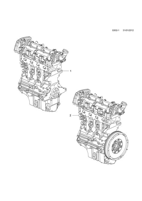 Opel Zafira C Engine Assembly Exchange Opel Epc Online