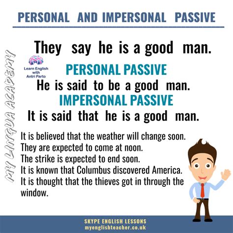 Personal And Impersonal Passive My Lingua Academy