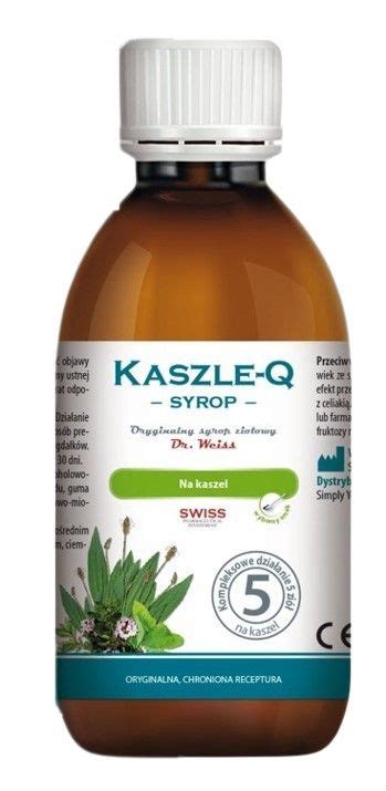 Novascon Kaszle Q syrop ziołowy na suchy i mokry kaszel 100 ml Dr Max