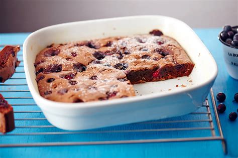 Brownies De Frutos Rojos Exquisita Recetas Dulces