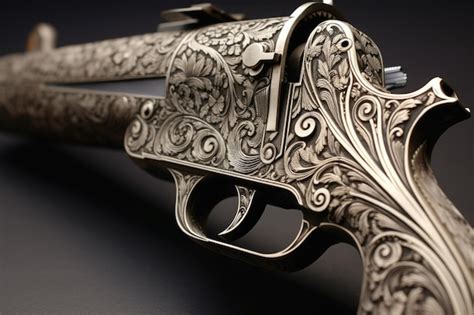 Premium Ai Image Intricate Firearm Engraving Tools And Samples