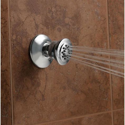 Moen Polished Brass 1 Spray Shower Head 1 75 Gpm 6 6 Lpm In The Shower Heads Department At