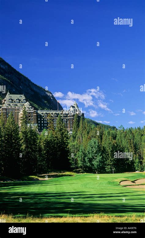 Banff Springs Hotel and the Banff Springs Golf Course Banff National ...