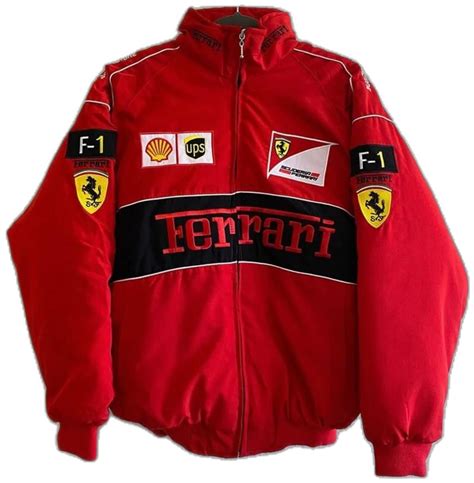 Ferrari Jacket Red En Ropa De Carrera Tienda De Ropa Urbana