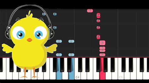 El Pollito Pio Piano Tutorial Youtube