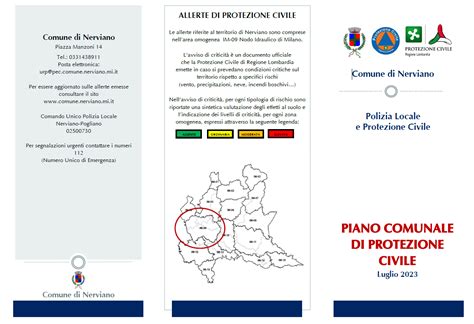 Ecco Il Nuovo Piano Di Protezione Civile Sempione News