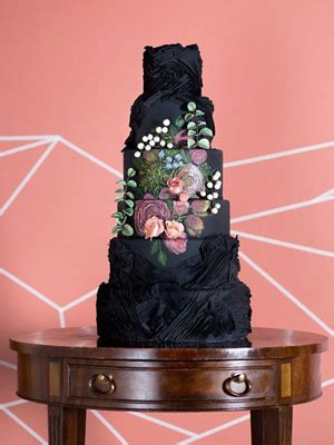 Black Wedding Cakes Southbound Bride