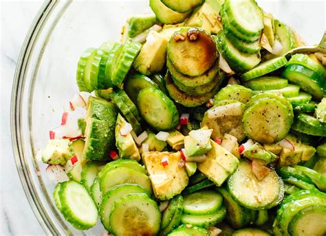 Cucumbersalad Vegetablesalad Caesarsalad