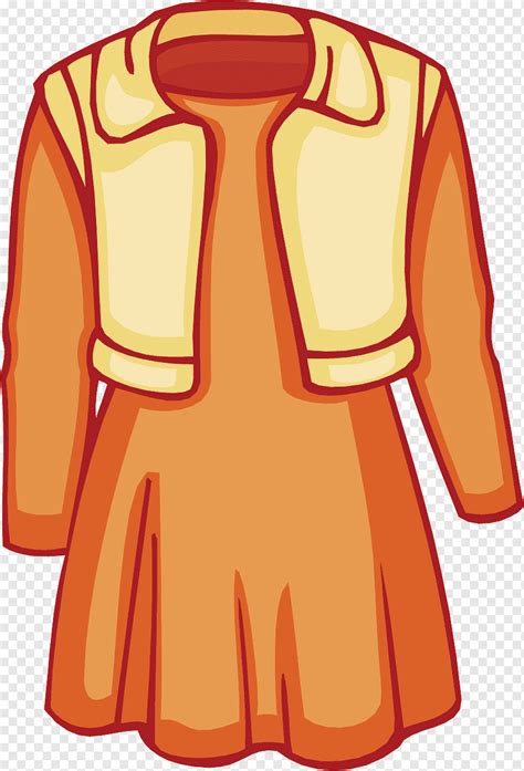 Vestido Ropa Ni A Abrigo De Invierno Ni O Invierno Naranja Png