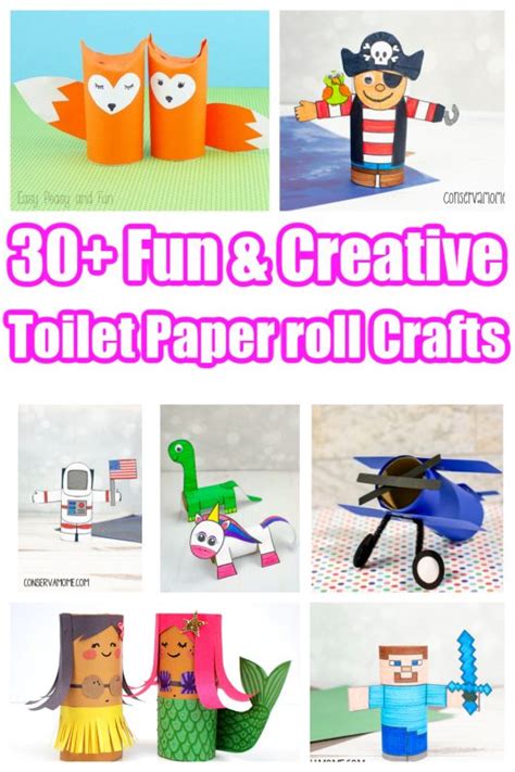 30 Cute And Fun Toilet Paper Roll Crafts Conservamom