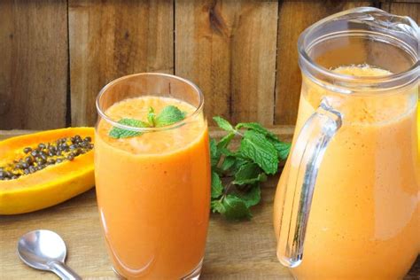 The Best Papaya Smoothie For Weight Loss High Protein