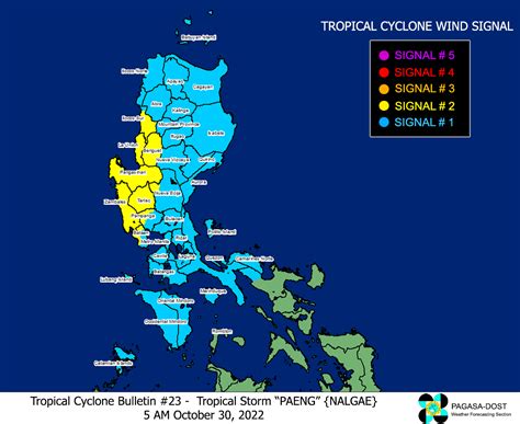 Tropical Storm Paeng Nalgae Advisory No Typhoon Philippine