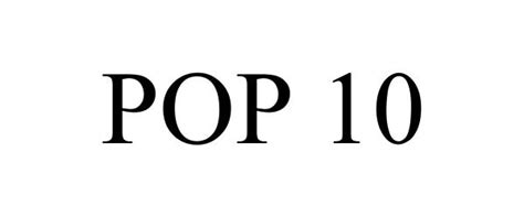 POP 10 - Ideavillage Products Corp. Trademark Registration