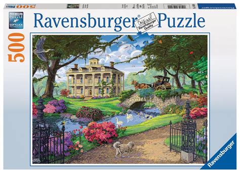 Ravensburger Visiting The Mansion Jigsaw Puzzle 500 Piece Buy