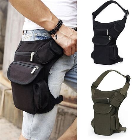 2017 Men Belt Fanny Pack Hip Pack Men Waterproof Nylon Leg Bags Waist