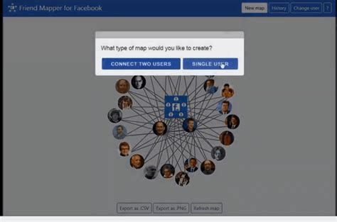 Facebook Friends Mapper For Finding Facebook Connections