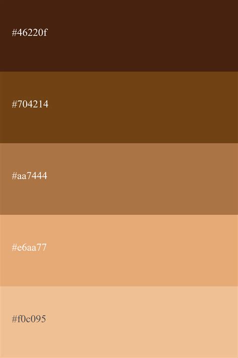 Sepia Color Palette Codes Combinations