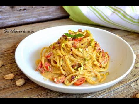 Pasta Con Pesto De Pistachos Albahaca Y Ricotta Youtube