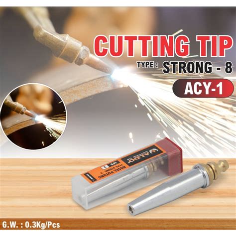 Jual Cutting Tip ACY Strong 8 No 1 2 Dan 3 ALDO Nosel Nozzle Potong