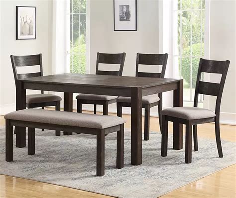 Stratford Hayden Dining Set With Bench Big Lots