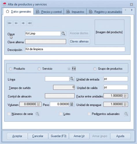 C Mo Dar De Alta Kits En Aspel Sae Portal De Clientes Siigo Aspel