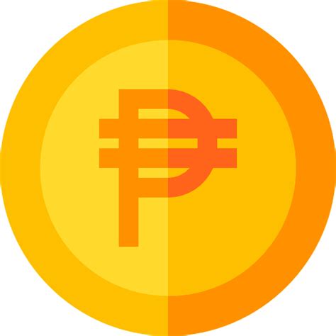 Philippine Peso Basic Straight Flat Icon