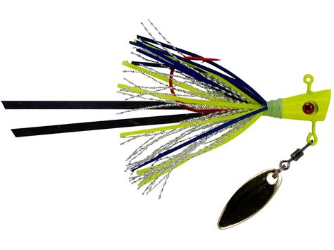 Crappie Magnet Fin Spin Pro Underspin Jig Pop Chartreuse 1 8oz