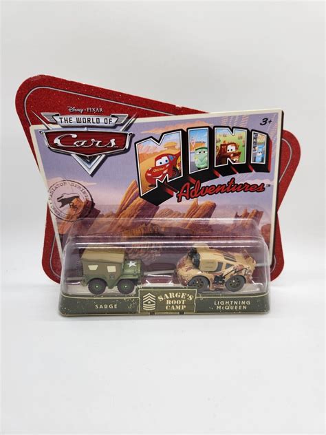 Disney Pixar The World Of Cars Sarge S Boot Camp Mini Adventures