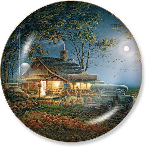 Autumn Traditions Plate By Terry Redlin Ebay