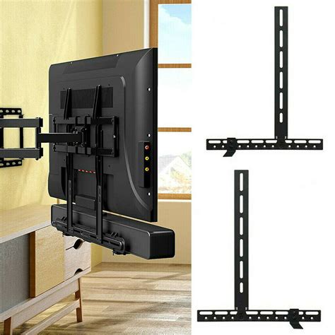 H-Duty Soundbar Bracket Mount Under/Over TV & Hole Fits Sonos Samsung ...