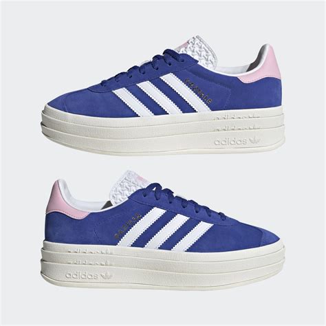 Adidas Gazelle Bold Shoes Pink Satellitestompers Adidas Uae