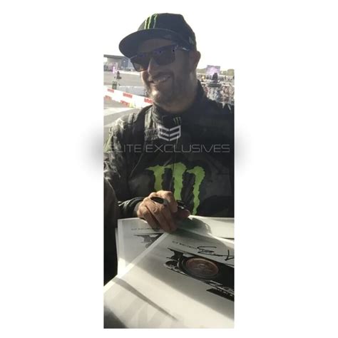 Ken Block Signed Photo Hoonigan Display Hoonicorn Rtr Ford Mustang