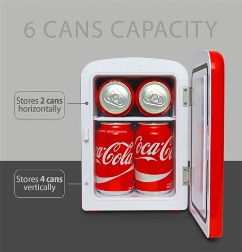 Mini Frigobar Capacidad Latas Coca Cola Meses Sin Intereses