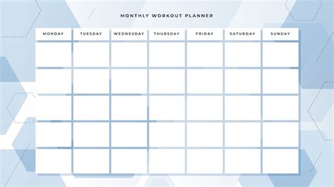 Blank Day Workout Calendar Eoua Blog