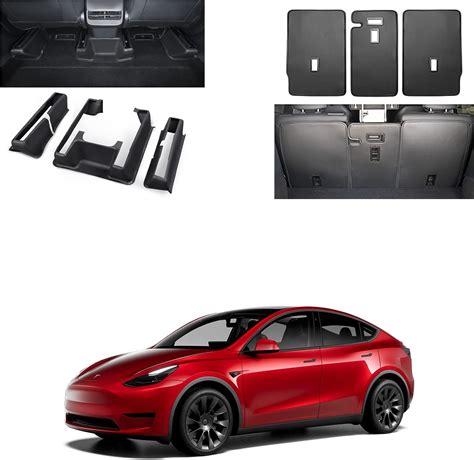 Amazon Basenor Tesla Model Y Underseat Protector And Second Row