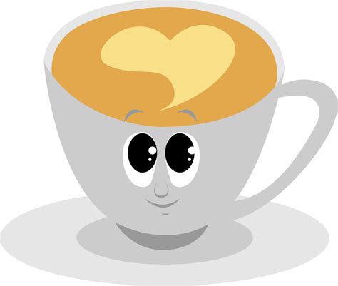 Espresso cup, illustration, vector on white background. 13516414 Vector ...