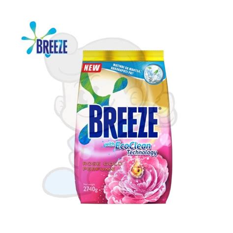 Breeze Laundry Detergent Powder Rose Gold Perfume 2740g Furniture